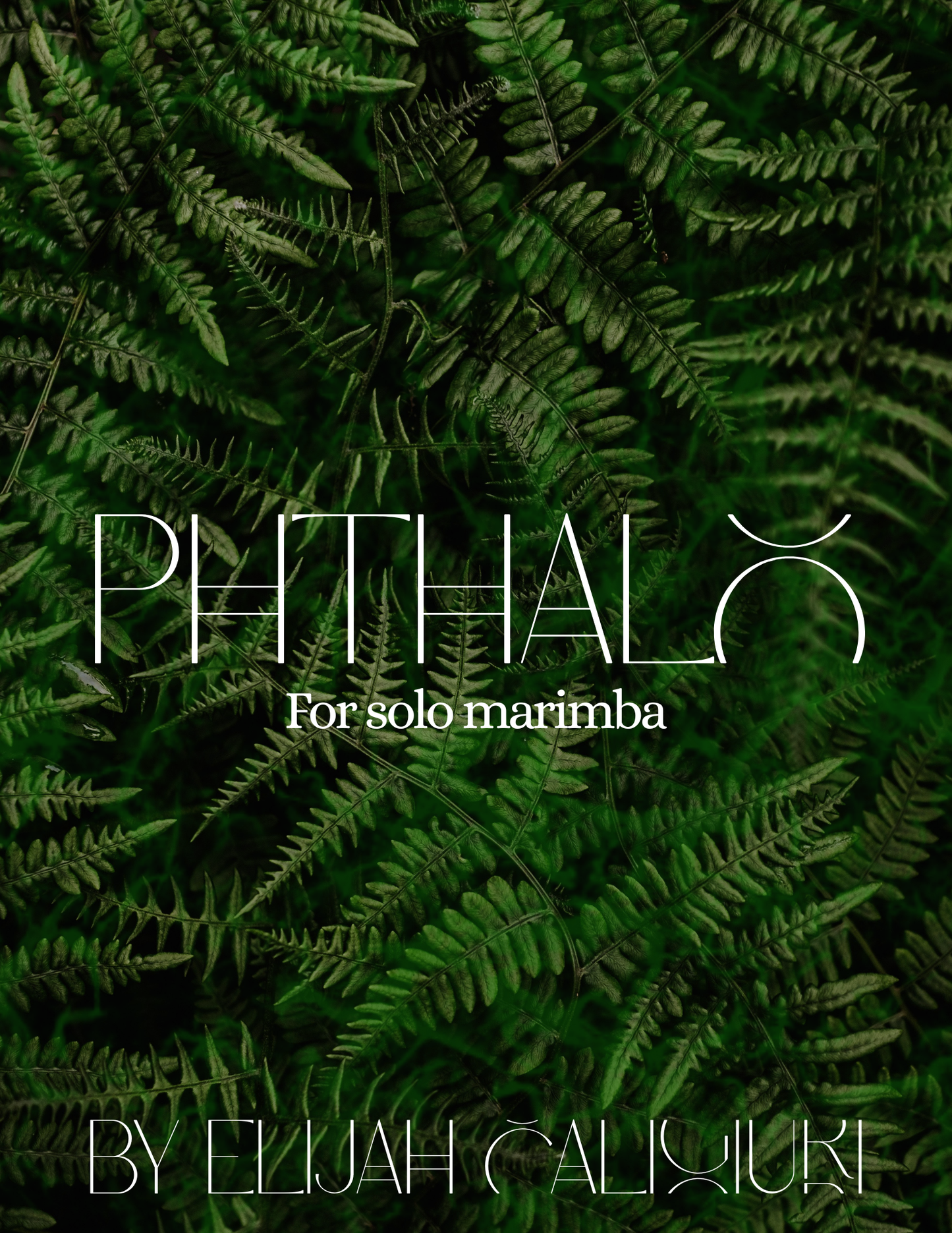 Phthalo for solo Marimba (5.0) by Elijah Caligiuri