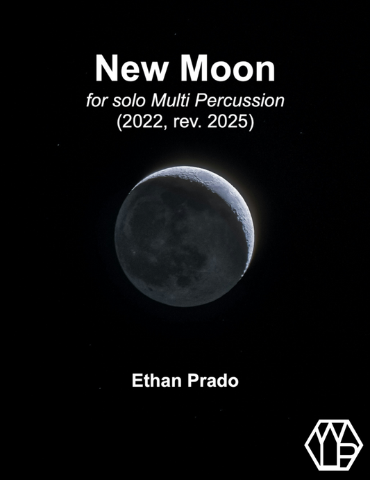 New Moon for Multi Percussion Solo by Ethan Prado